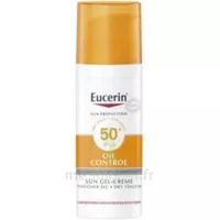 Eucerin Sun Oil Control Spf50+ Gel Crème Visage Fl Pompe/50ml à Toulon