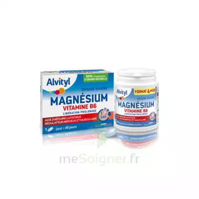 Alvityl Magnésium Vitamine B6 Libération Prolongée Comprimés Lp B/45 à Toulon